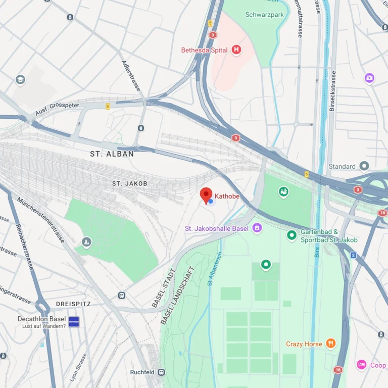 Standort der KATHOBE AG, Auf dem Wolf 37 in Basel